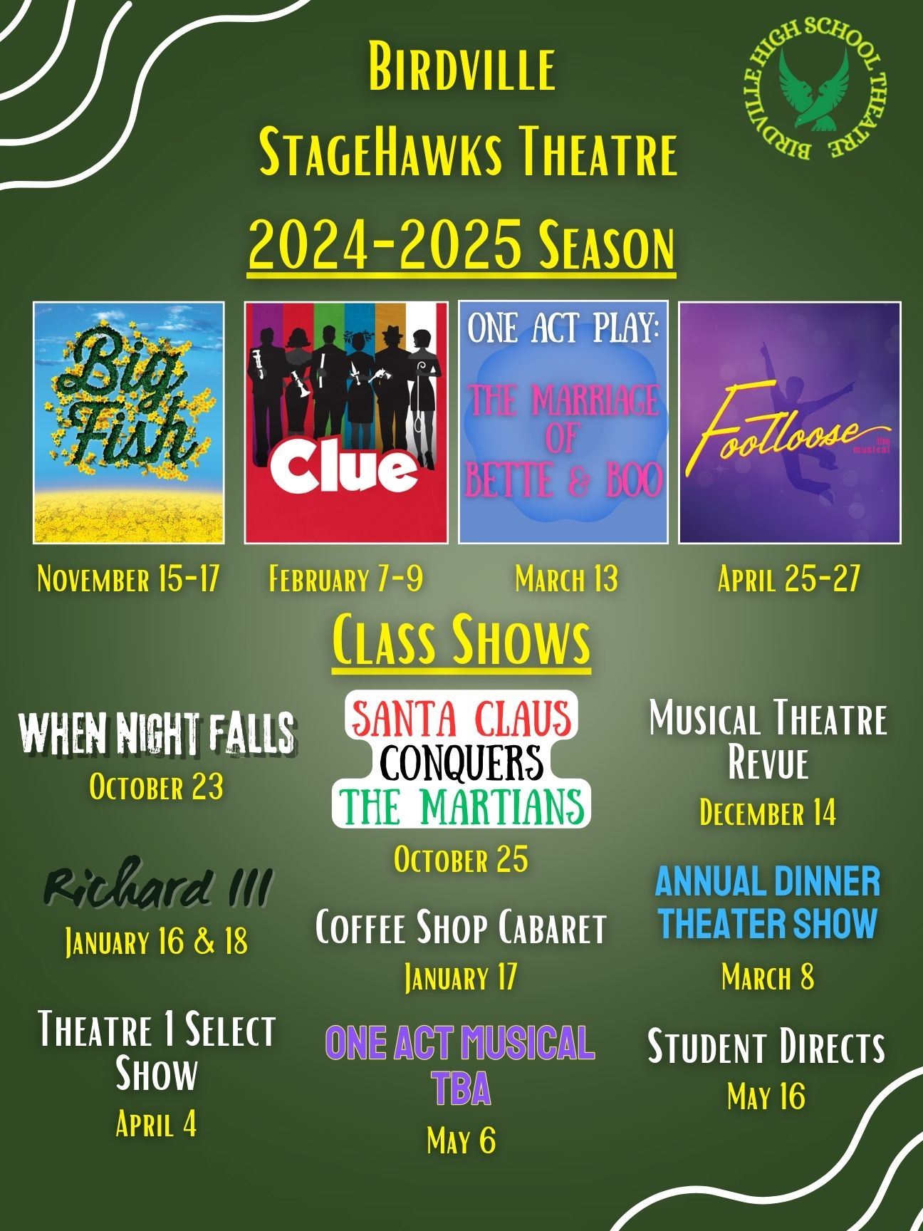 Stagehawks Season
